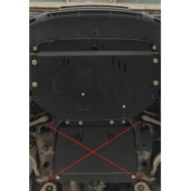 Protection sous moteur et de la radiateur Audi A4 B5