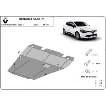 Protection sous moteur et de la boîte de vitesse Renault Clio 4