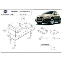 Protection du différentiel Fiat Sedici