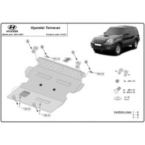 Protection sous moteur et de la radiateur Hyundai Terracan