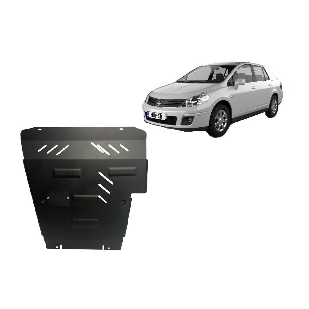 Protection sous moteur et de la boîte de vitesse Nissan Tiida