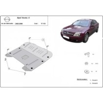 Protection sous moteur et de la boîte de vitesse Opel Vectra C