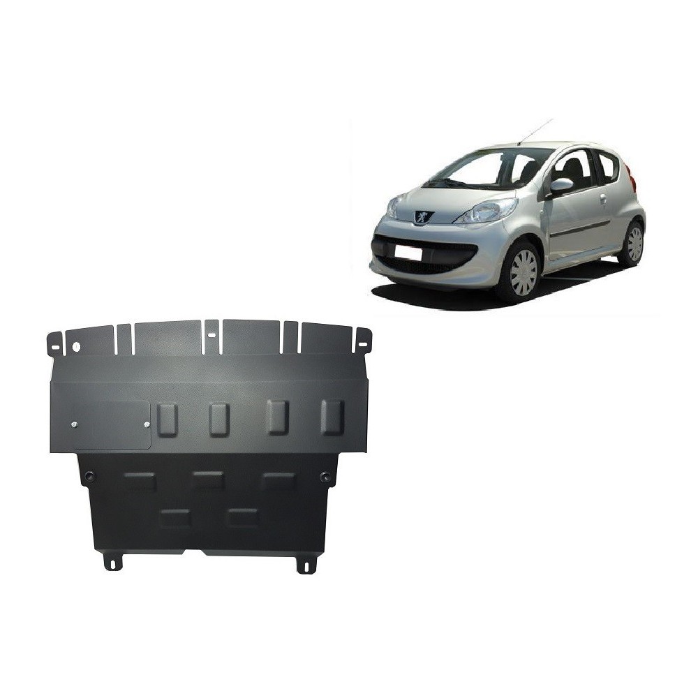 Protection sous moteur et de la boîte de vitesse Peugeot 107