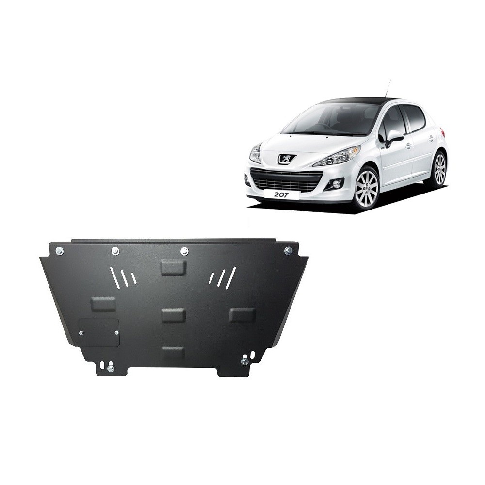 Protection sous moteur et de la boîte de vitesse Peugeot 207