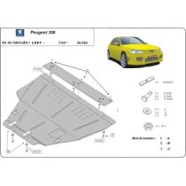 Protection sous moteur et de la boîte de vitesse Peugeot 306