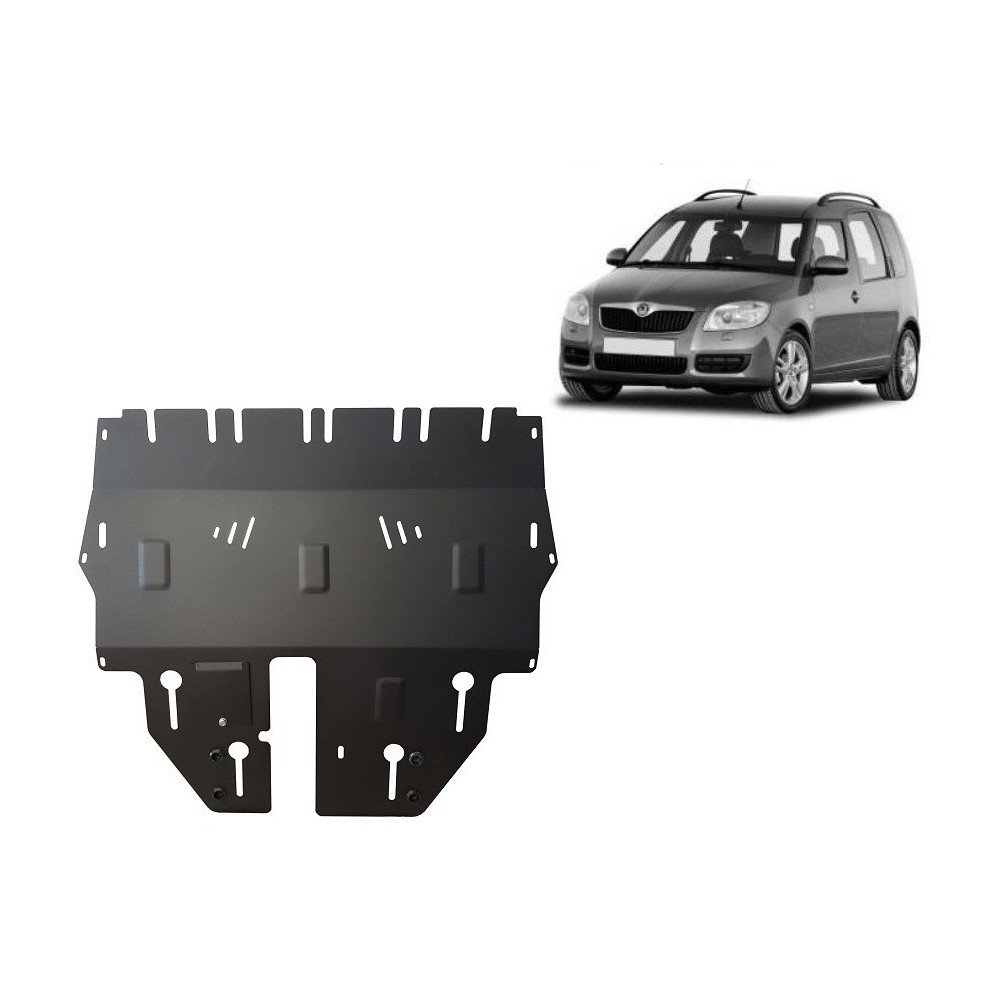 Protection sous moteur et de la boîte de vitesse Skoda Roomster