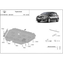 Protection sous moteur et de la boîte de vitesse Toyota Auris