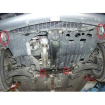 Protection sous moteur et de la boîte de vitesse Nissan Primera P12