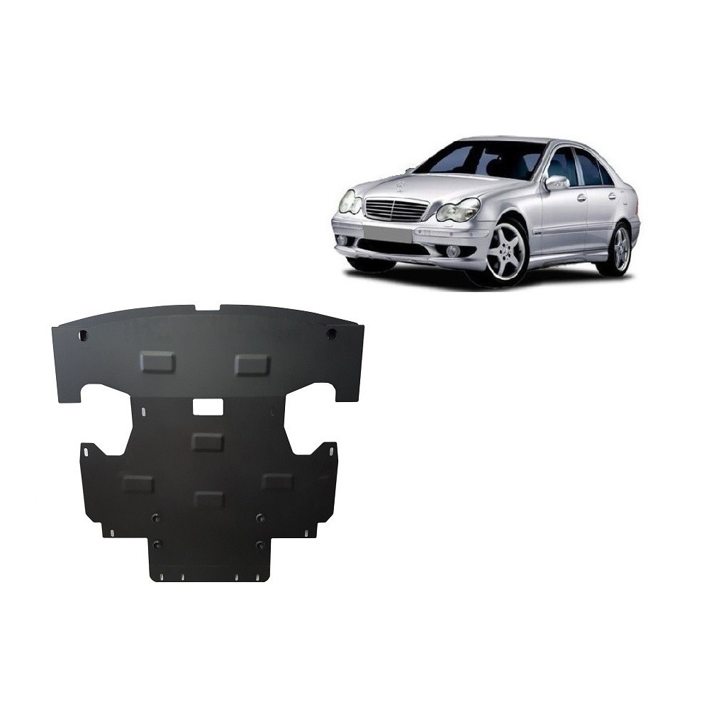 Protection sous moteur et de la radiateur Mercedes C-Classe W203