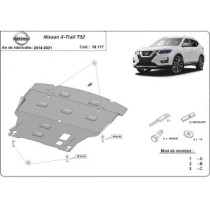 Protection sous moteur et de la boîte de vitesse Nissan X-Trail T32
