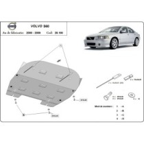 Protection sous moteur et de la boîte de vitesse Volvo S60