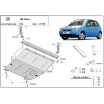 Protection sous moteur et de la boîte de vitesse VW Lupo