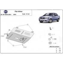 Protection sous moteur et de la boîte de vitesse Fiat Albea