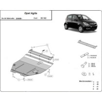 Protection sous moteur et de la boîte de vitesse Opel Agila (H08)