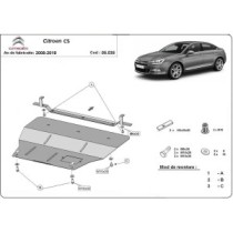 Protection sous moteur et de la boîte de vitesse citroen C5