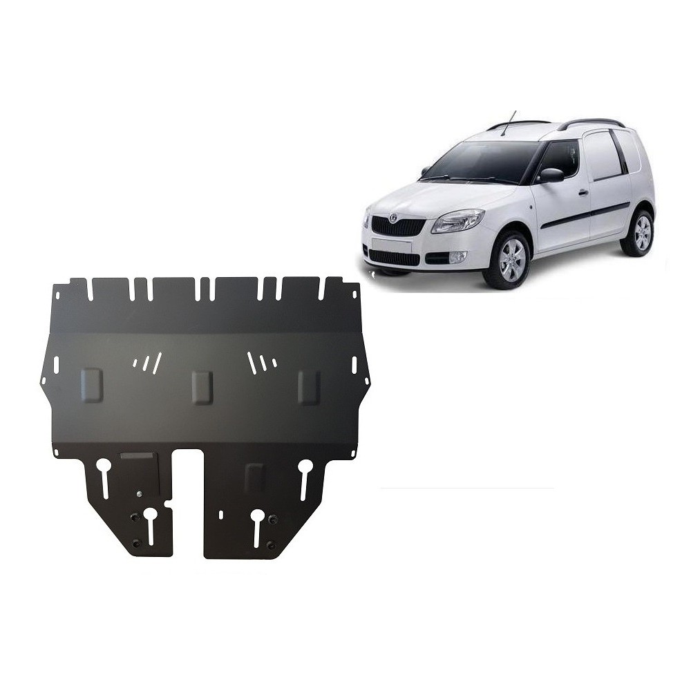 Protection sous moteur et de la boîte de vitesse Skoda Praktik