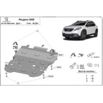 Protection sous moteur et de la boîte de vitesse Peugeot 3008