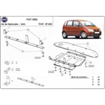 Protection sous moteur et de la boîte de vitesse Fiat Idea