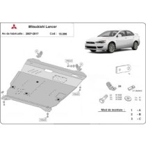 Protection sous moteur et de la boîte de vitesse Mitsubishi Lancer
