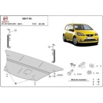 Protection sous moteur et de la boîte de vitesse Seat Mii