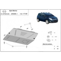 Protection sous moteur et de la boîte de vitesse Opel Meriva B