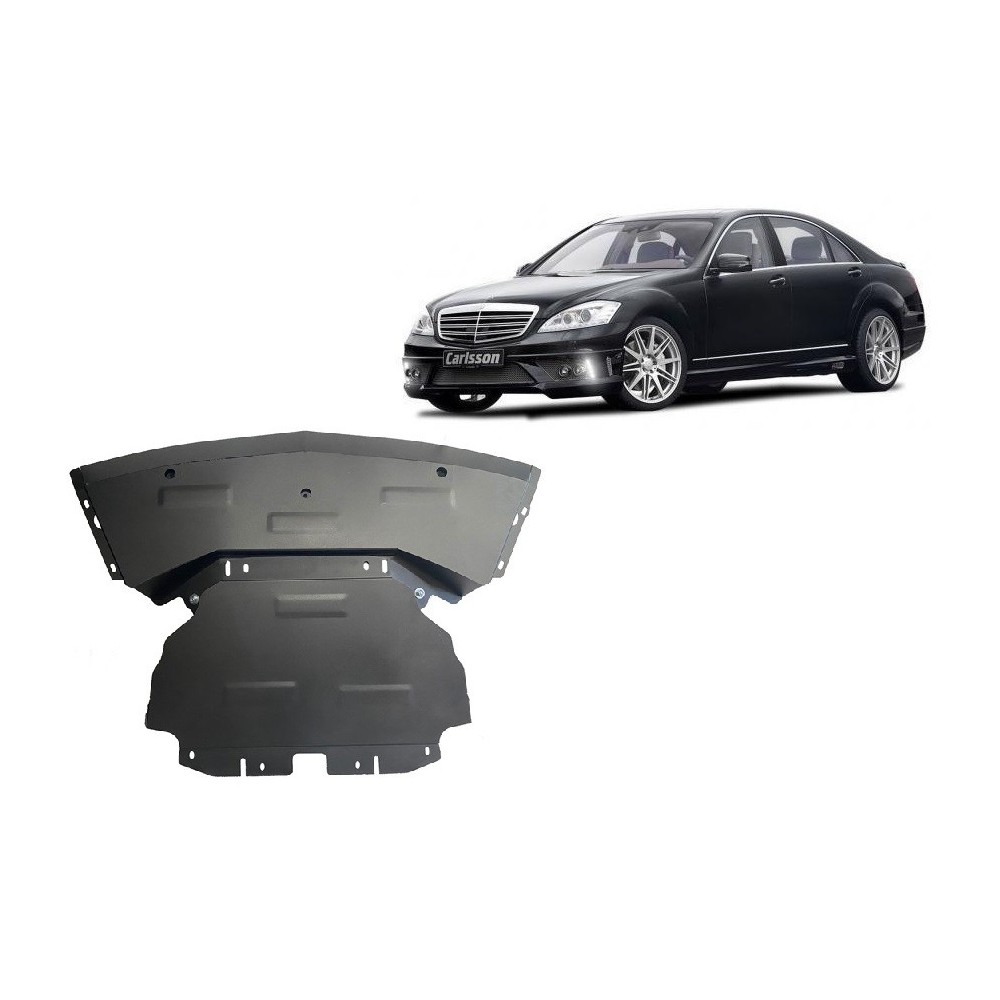 Protection sous moteur et de la boîte de vitesse Mercedes S-Classe W221 - 4x2