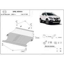 Protection sous moteur et de la boîte de vitesse Opel Mokka A
