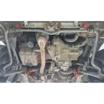 Protection sous moteur et de la boîte de vitesse Suzuki Wagon R+