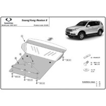 Protection sous moteur et de la radiateur SsangYong Rexton 2