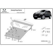 Protection sous moteur et de la radiateur SsangYong Kyron