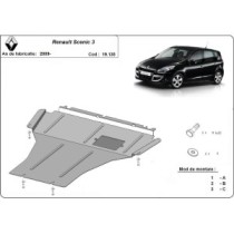 Protection sous moteur et de la boîte de vitesse Renault Scenic 3