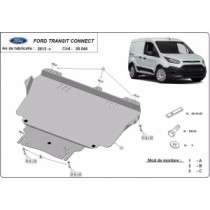 Protection sous moteur et de la boîte de vitesse Ford Transit Connect