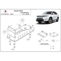Protection du différentiel Suzuki Vitara