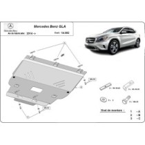 Protection sous moteur et de la boîte de vitesse Mercedes GLA X156