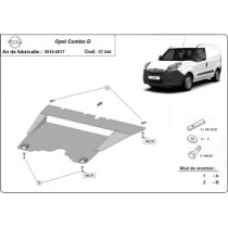 Protection sous moteur et de la boîte de vitesse Opel Combo D