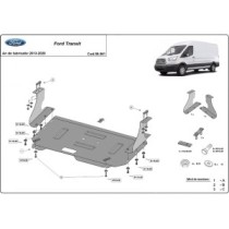 Protection sous moteur et de la boîte de vitesse Ford Transit - Traction