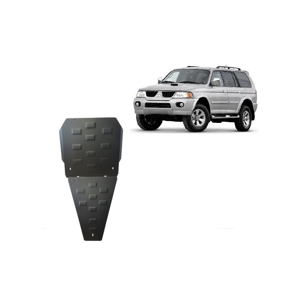 Protection de la boîte de vitesse et de la différentiel Mitsubishi Pajero Sport 1