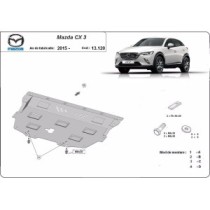 Protection sous moteur et de la boîte de vitesse Mazda CX3