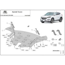 Protection sous moteur et de la boîte de vitesse Hyundai Tucson