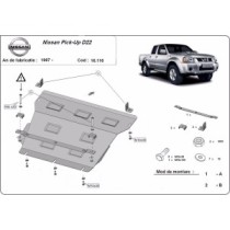 Protection sous moteur et de la radiateur Nissan Pick Up