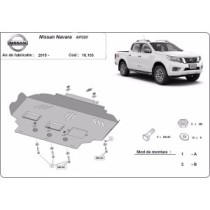 Protection Sous Moteur Nissan Navara NP300 - D23