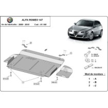 Protection sous moteur et de la boîte de vitesse Alfa Romeo 147