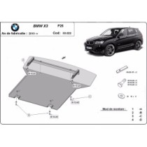 Protection sous moteur et de la radiateur BMW X3 - F25