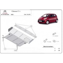 Protection sous moteur et de la boîte de vitesse Citroen C 1