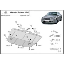 Protection sous moteur et de la radiateur Mercedes E-Classe W211