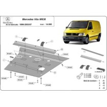 Protection sous moteur et de la boîte de vitesse Mercedes Vito