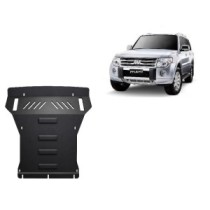 Protection sous moteur et de la radiateur Mitsubishi Pajero 4 (V80, V90)
