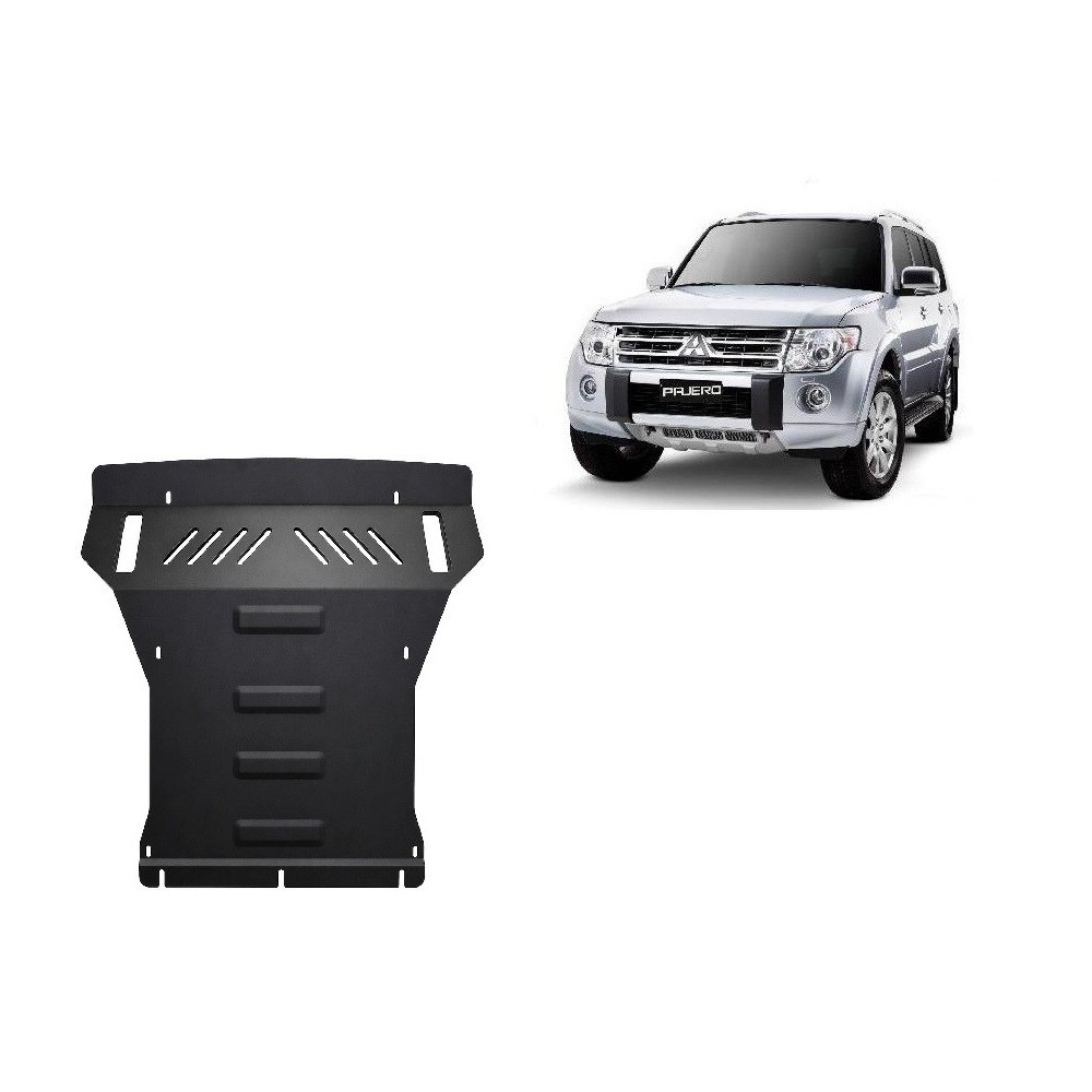 Protection sous moteur et de la radiateur Mitsubishi Pajero 4 (V80, V90)