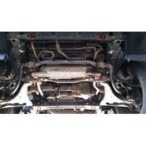 Protection sous moteur et de la radiateur Mitsubishi Pajero 4 (V80, V90)