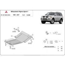 Protection sous moteur et de la radiateur Mitsubishi Pajero Sport 1